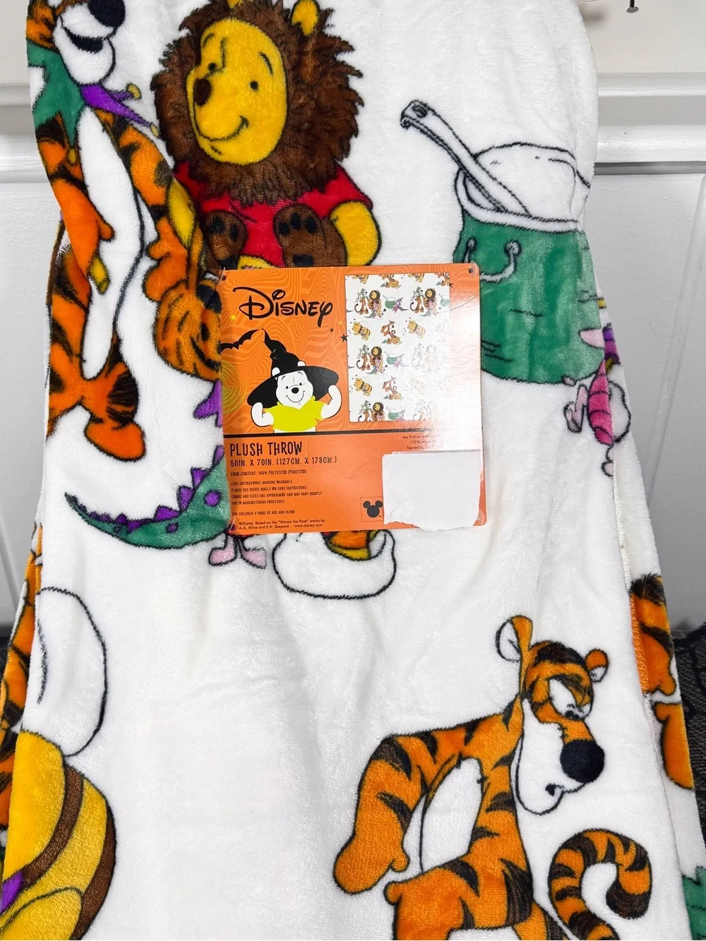 NEW Disney Winnie The Pooh Halloween Costumes Blanket